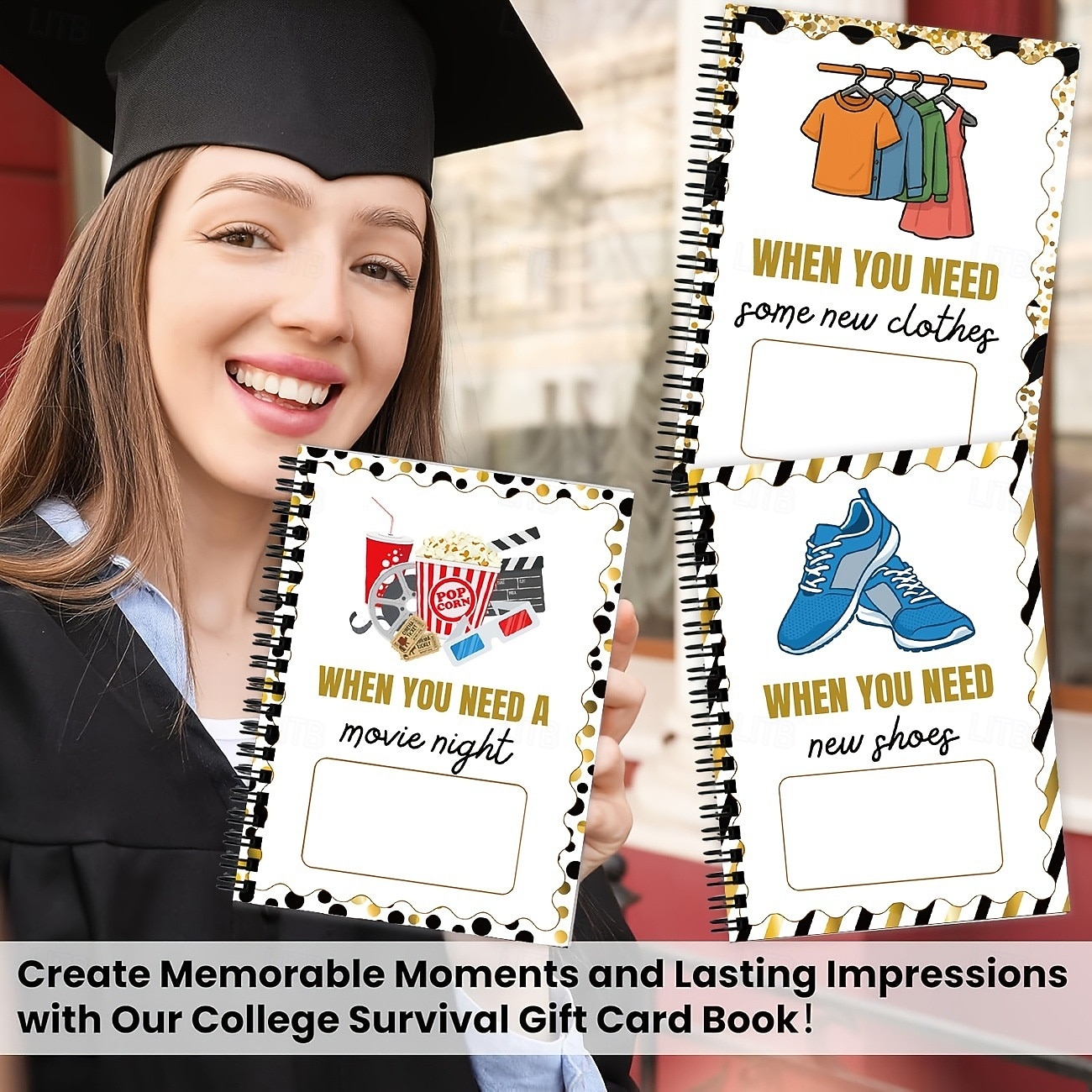Álbum de tarjetas de regalo de graduación 2026, un portatarjetas de regalo esencial para graduados que se independizan, portatarjetas sorpresa de cumpleaños para paquetes de regalo creativos, regalo 2026 - $14.99 –P6
