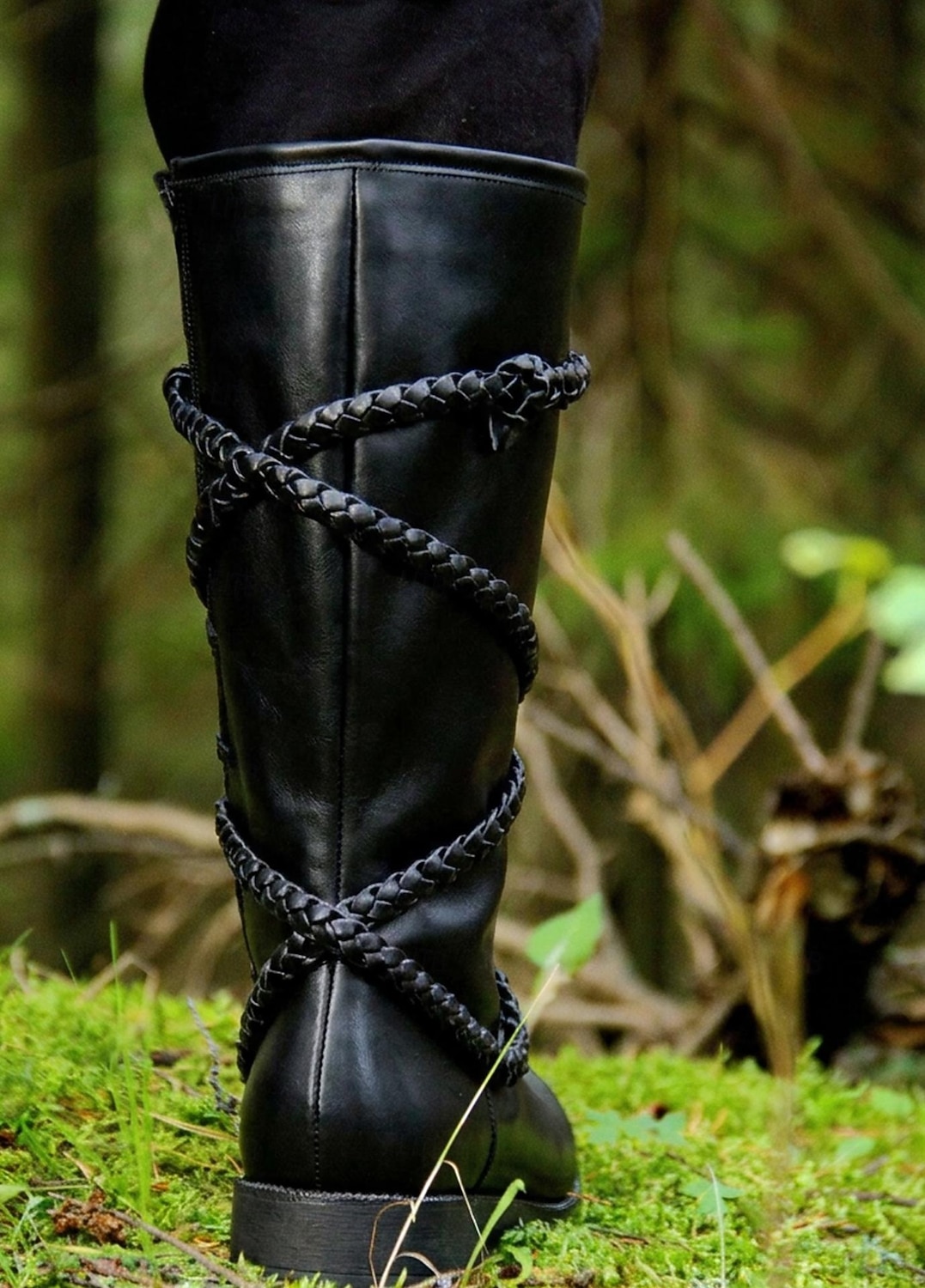 Medieval Renacimiento Zapatos Botas Botas hasta la rodilla Pirata Vikingo Cruzado Plano Disfraz Hombre Celta Pirata Víspera de Todos los Santos Mascarada Fiesta y Noche LARP Feria Ren Adultos Adulto 2026 - $58.99 –P4