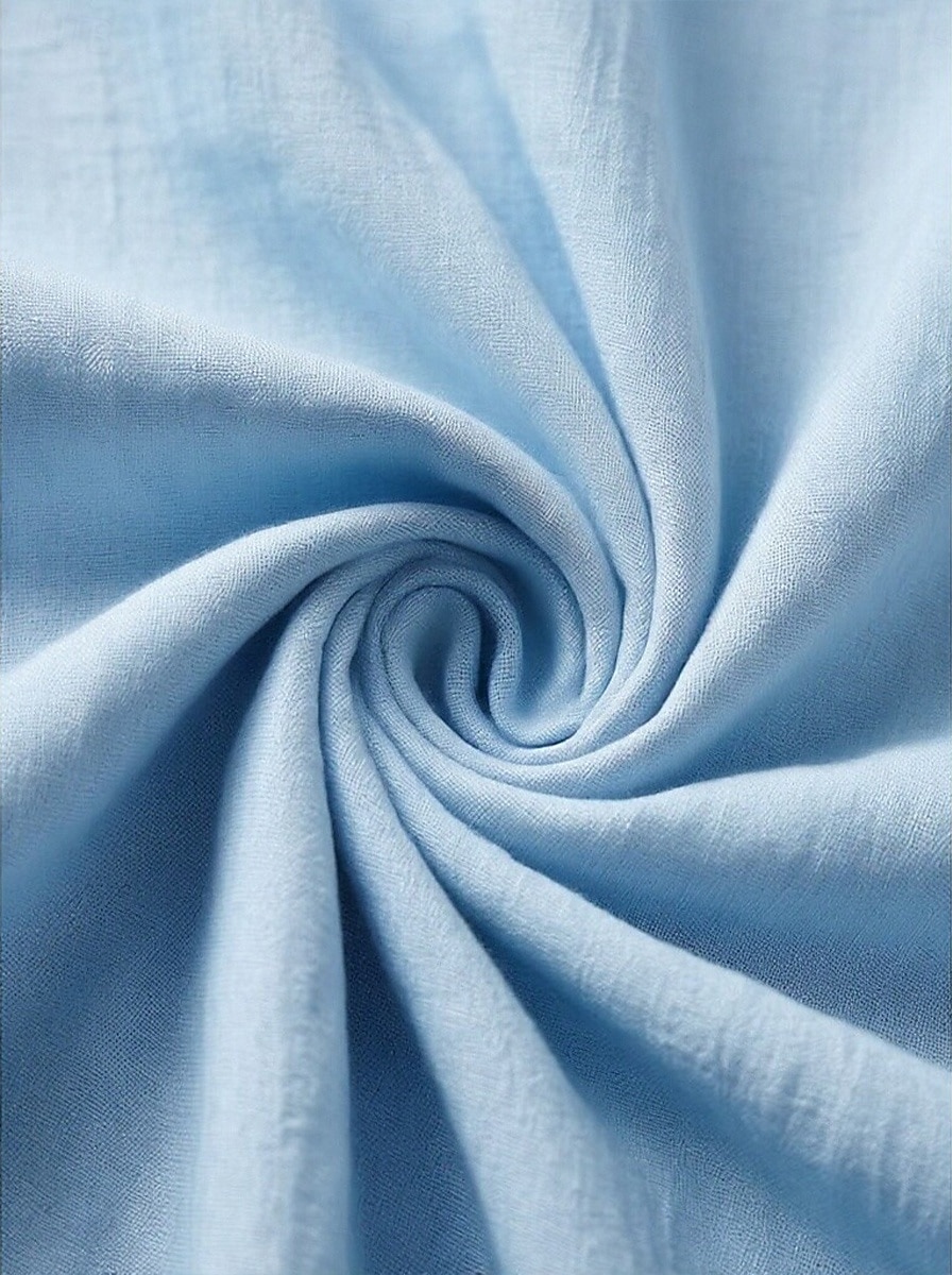 Damen Midikleid Kleider in Leinenoptik Sommerkleid Basic Klassisch Täglich Urlaub Lässiger Schnitt Einfach Halbarm V Ausschnitt Blau Weiß Hellgrün Aprikose Sommer Frühling 2026 - $31.99 –P5