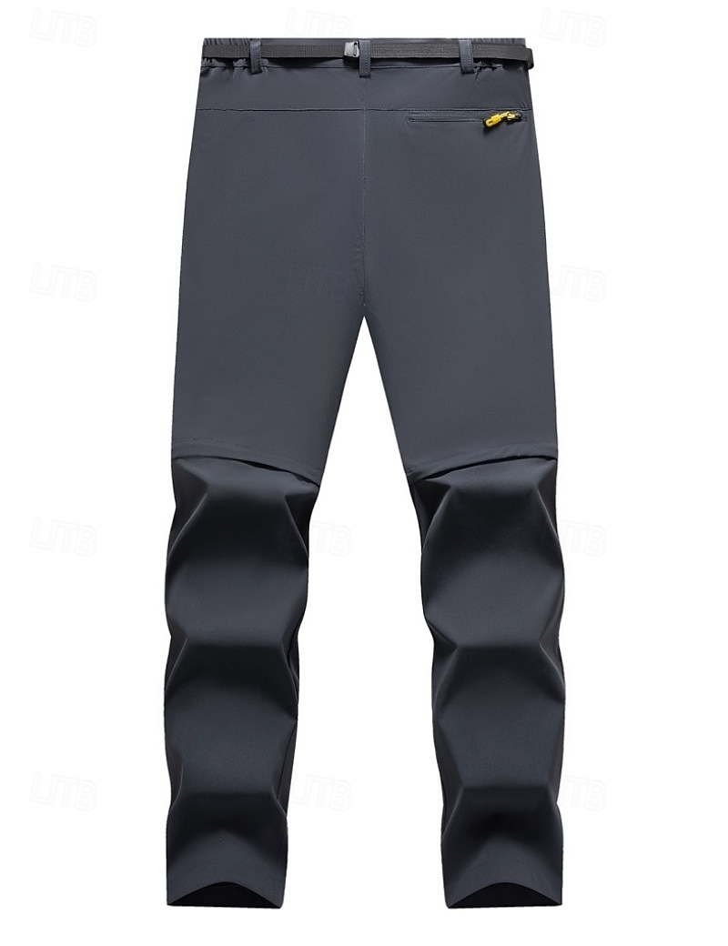 Herr Långbyxor Taktiska byxor Casual byxor Vandringsbyxor Utomhusbyxor Ficka Konvertibel Ensfärgat Vattentät Snabb tork Dagligen Utomhus Helgdag Streetwear Stylish Kaki Svart Oelastisk 2026 - $39.99 –P6