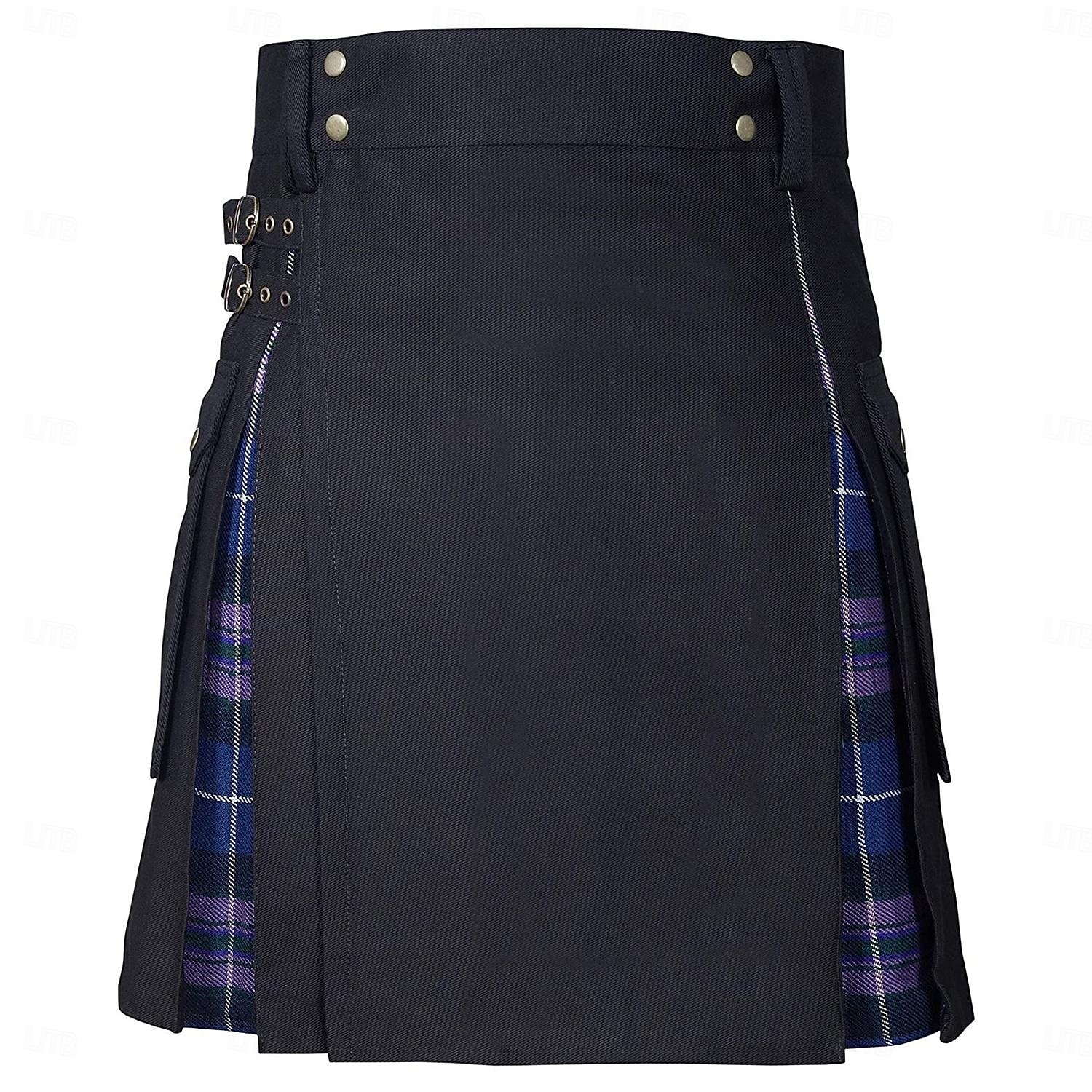 Highland scozzese Medievale Celtico Kilt scozzesi utilitari Gonnellini Vichy quadrettato Costume Per uomo Celtico Fiera Rinascimentale LARP Festival Adulti Gonnellino Primavera & Estate del 2026 a $50.99 –P6
