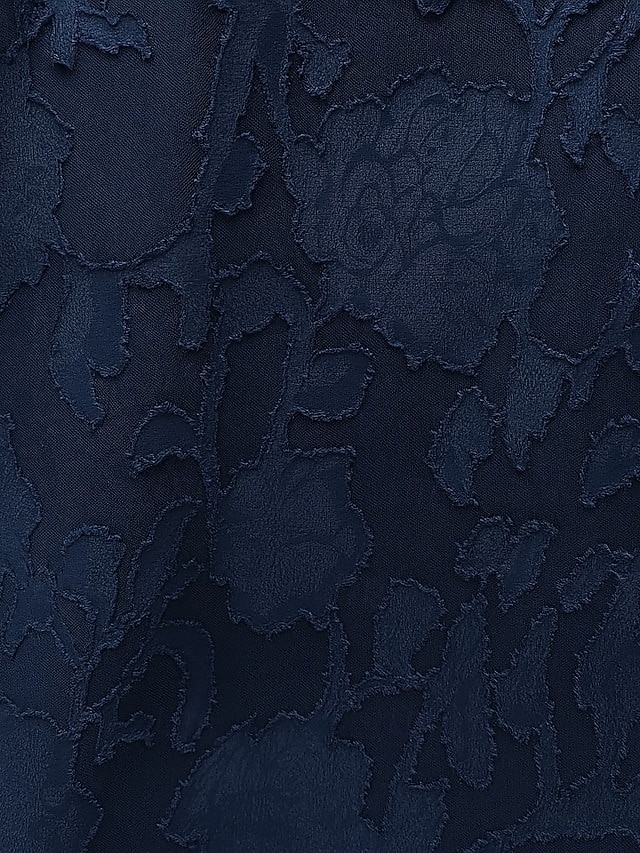 Corte A Hasta el Suelo Vestido de Camisa Vestido formal Vestido de noche Vestido de Madrina Manga Larga Cuello Camisero Elegante Vintage Formal Satén Jacquard con Lazo(s) Flor 2026 - $176.39 –P7