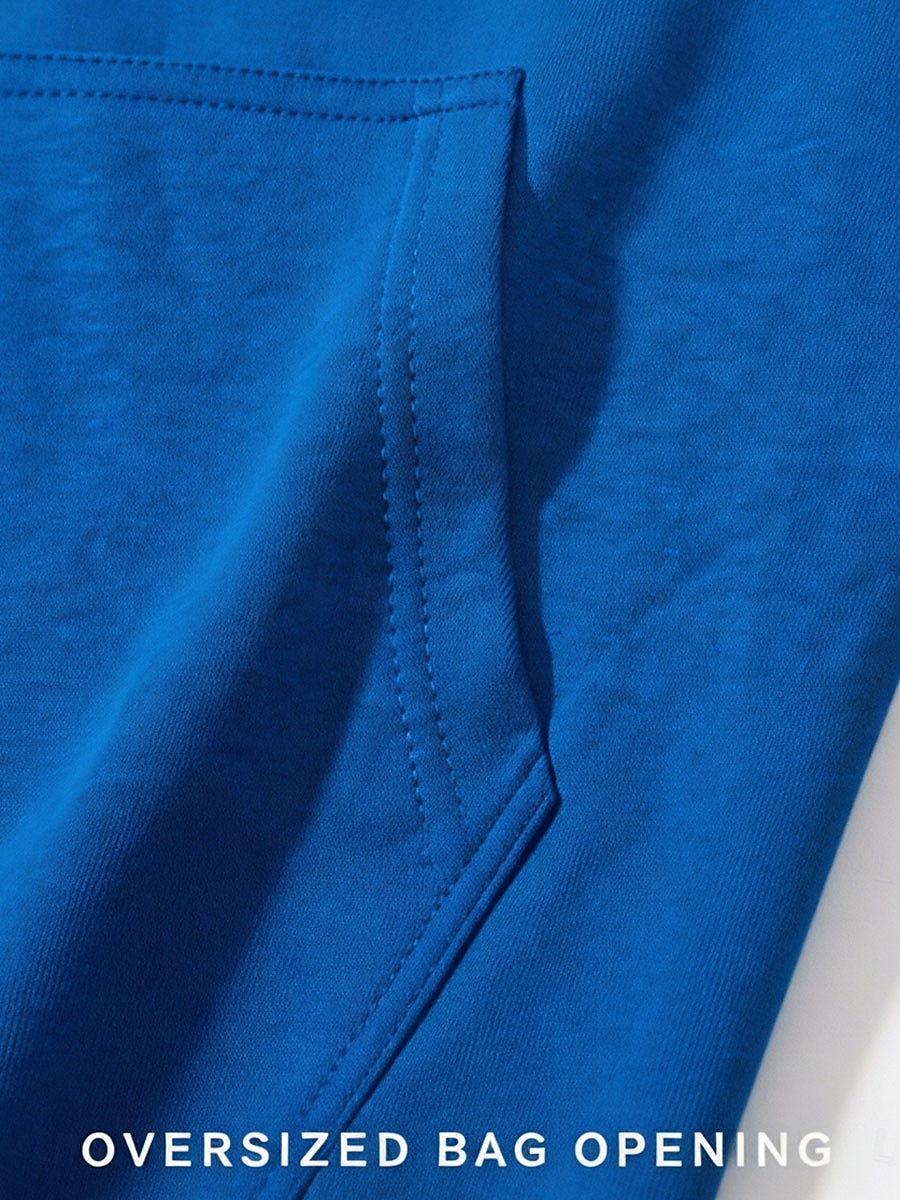 Per donna Pullover Felpe con cappuccio Semplice Casual Manica Lunga Con Cappuccio Top Regolari Blu Nero Grigio Autunno del 2026 a $31.99 –P12
