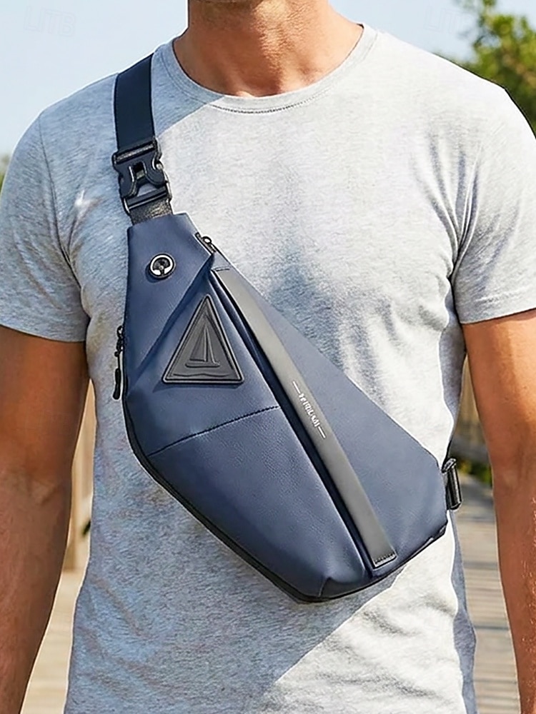 Borsa a tracolla da uomo, in poliestere resistente e impermeabile con tracolla regolabile, design moderno e minimalista, ideale per gli spostamenti in città, i viaggi e l'uso quotidiano. del 2026 a $19.99 –P1