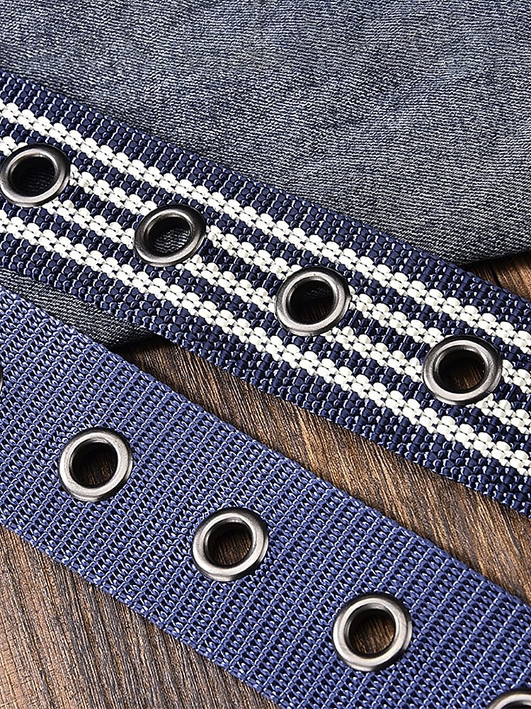 Stevige, verstelbare herenriem van polyester met gesp, duurzame riem in meerdere kleuren, ideaal voor strandvakantie of dagelijks gebruik. &outdoor sportkleding 2026 - $14.99 –P8