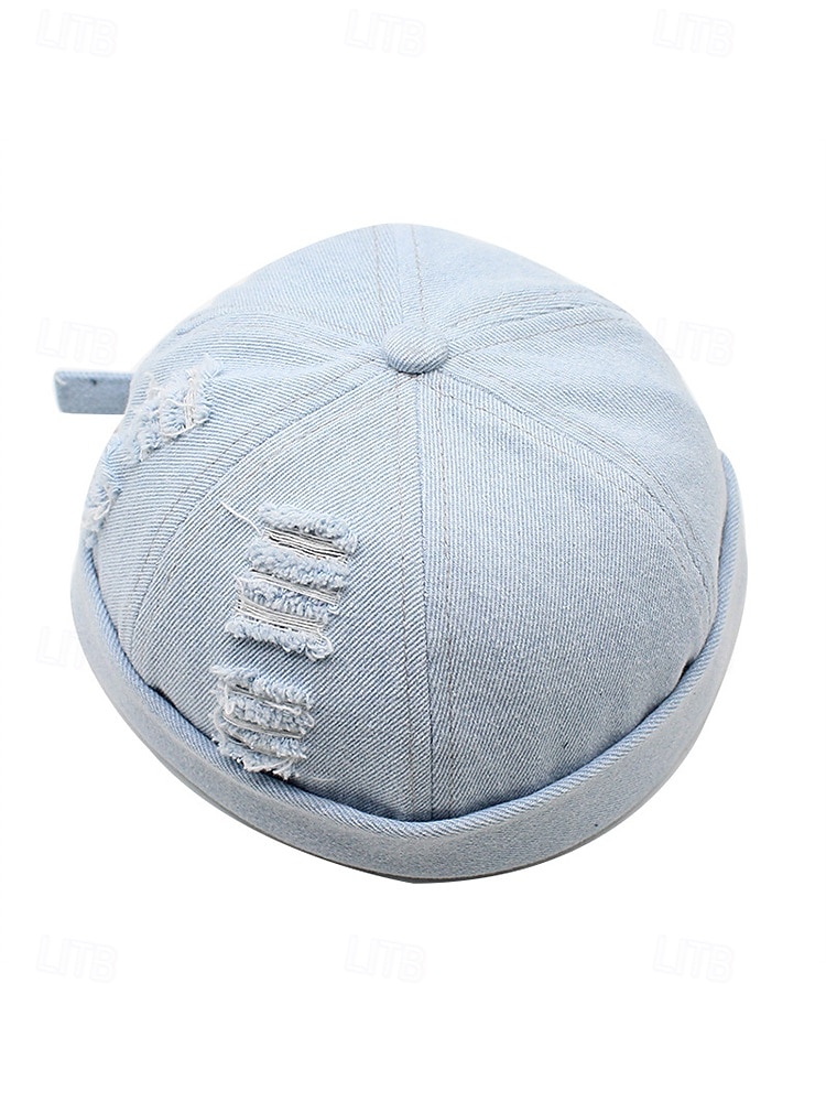 Vintage herenpet van verwassen denim katoen – verkrijgbaar in verschillende kleuren, retro pet voor strandvakantie, dagelijks gebruik en buitenactiviteiten. 2026 - $14.99 –P10