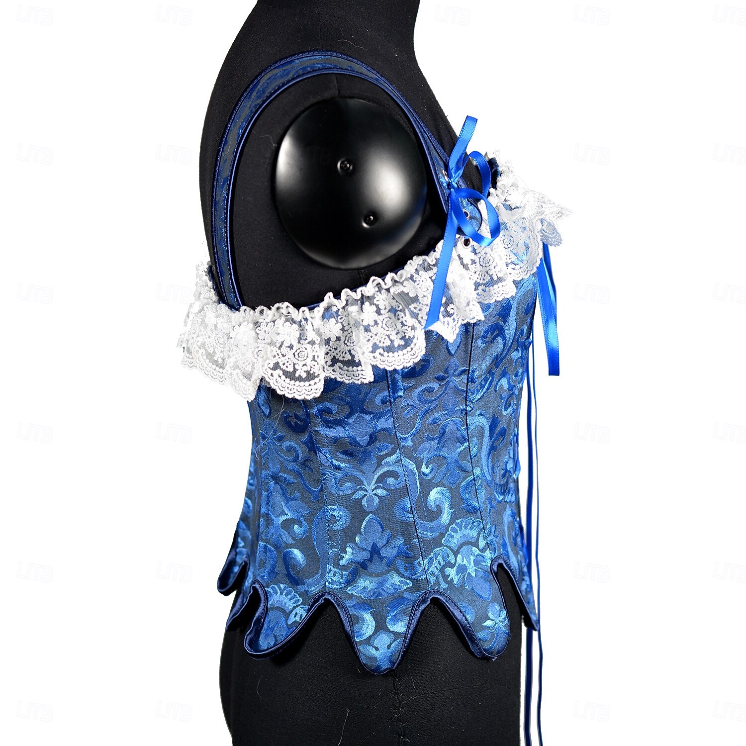 Medieval Renaissance Corset Bodice Fairy Noblewoman Jacquard Floral Fancy Dress Women's Fantasy Royal Halloween Carnival Casual Daily Renaissance Fair LARP Adults' Corset Spring & Summer 2026 - $55.99 –P6