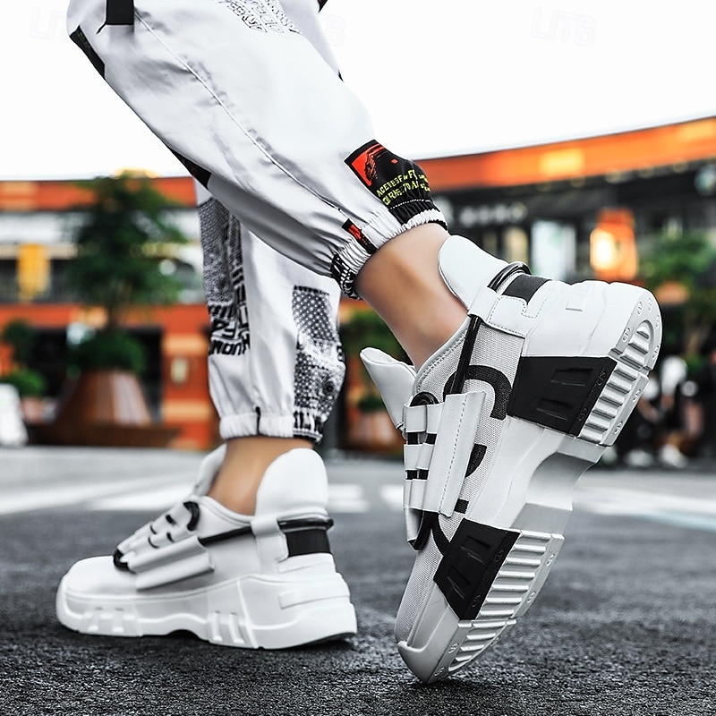 Men's Red Athletic Sneakers, Lace-Up Sport Running Shoes, Bold Colorblock Training Shoes for Gym, Streetwear, Outdoor 2026 - $42.99 –P4