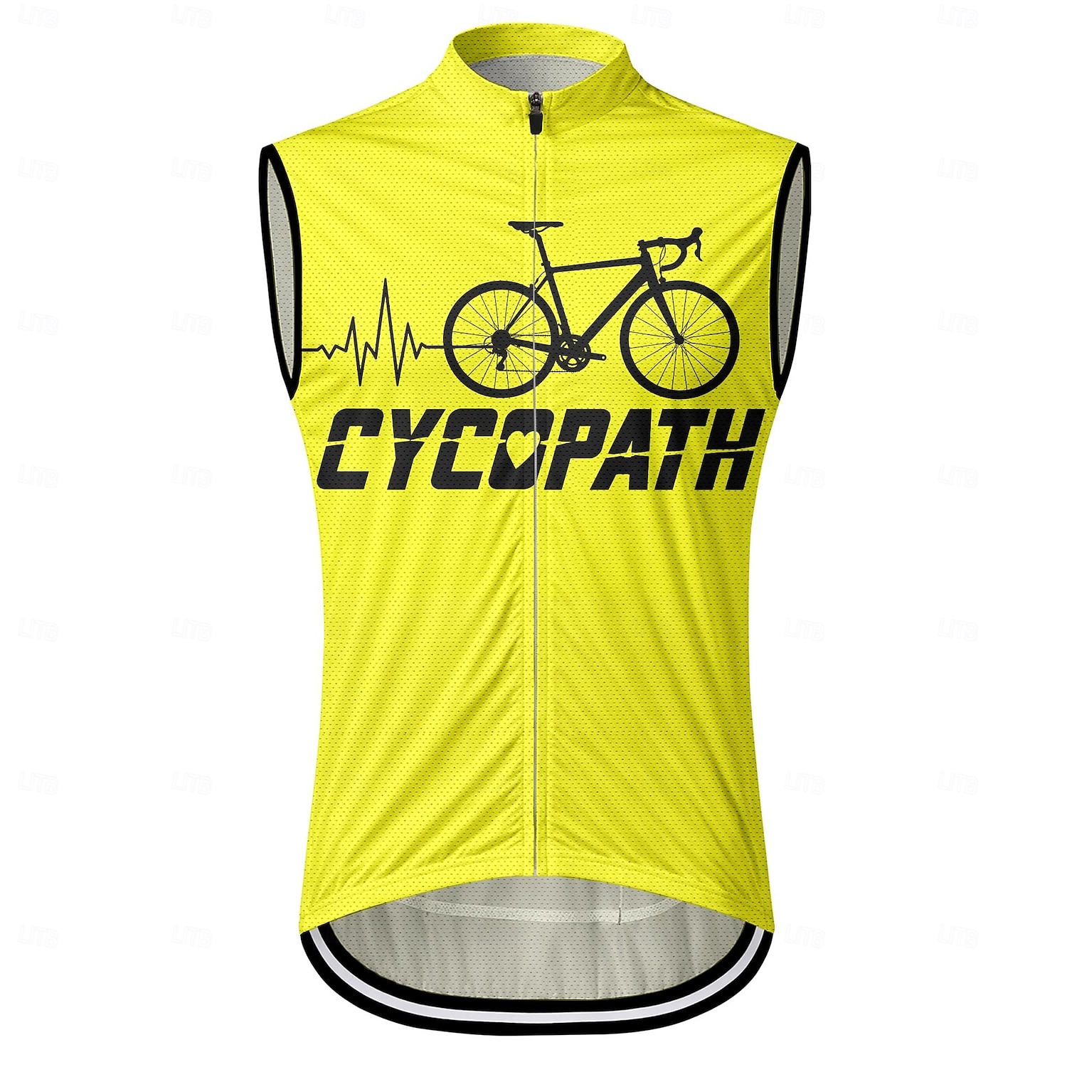 Per uomo Gilet da ciclismo Maglia da Ciclismo Geometrico Senza Maniche Bicicletta Gilet / Panciotto Maglia Top con 3 tasche posteriori Asciugatura Rapida Tasca Posteriore Traspirante Gli sport Nero del 2026 a $30.99 –P1