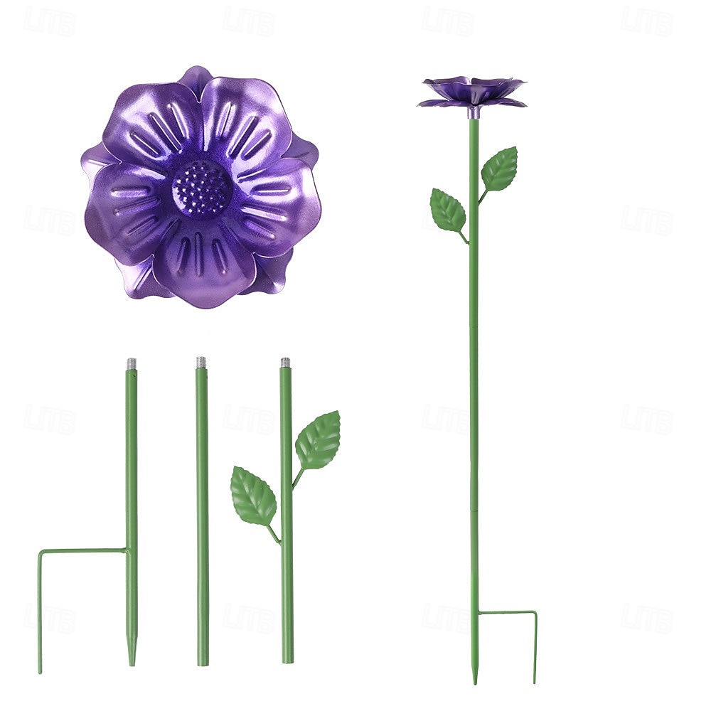 Estação de água para abelhas para jardim, com lindo design floral, comedouros combinados para abelhas e borboletas, banheiras e bebedouros para abelhas, itens essenciais para jardinagem, decoração de de 2026 por $15.49 –P6