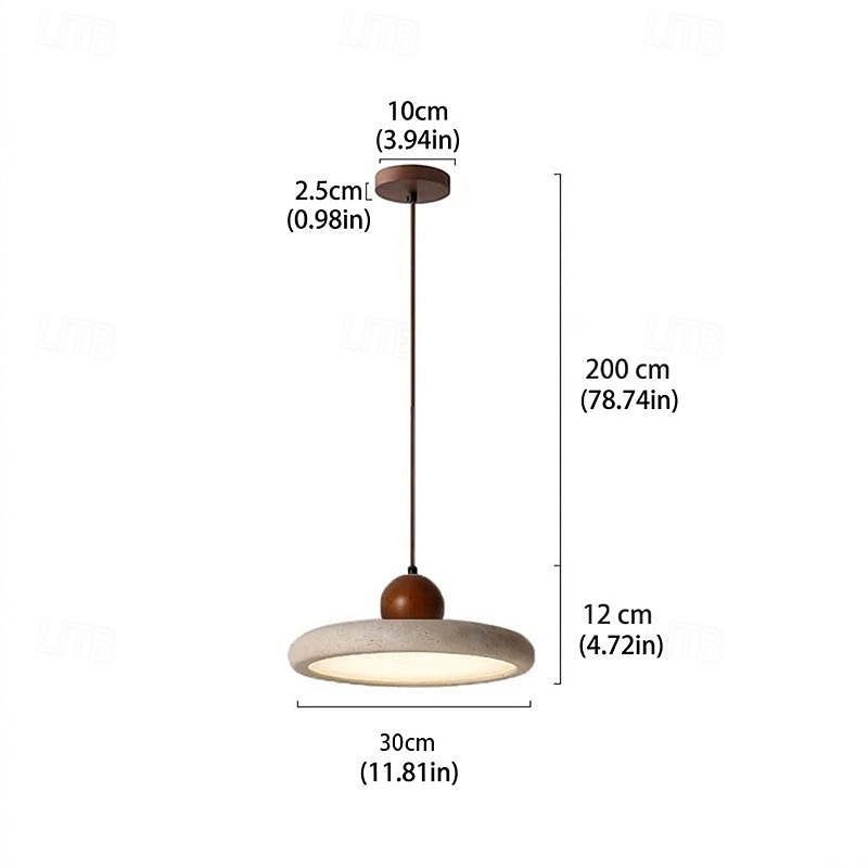 Wabi-sabi Piedra Natural LED Lámpara Colgante Candelabro de Travertino Retro Nórdico para Comedor Junto a Accesorios de Iluminación para Decoración del Hogar, Candelabros Vintage 2026 - $349.99 –P2