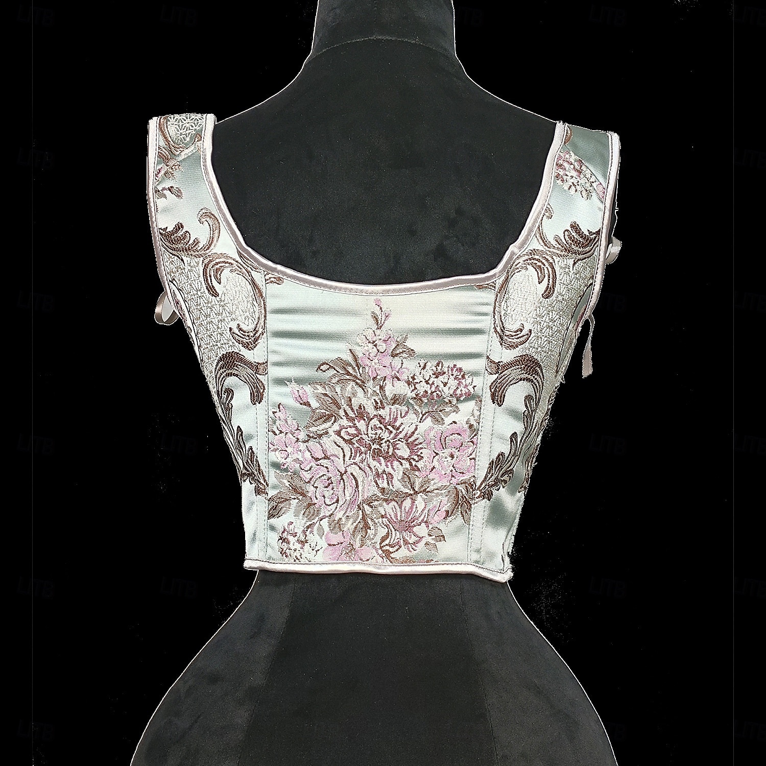 Mittelalterlich Renaissance Korsett Überbrustkorsett Mieder Edelfrau Schnürung Stickerei Kostüm Damen Fantasie königlich Halloween Karneval Alltagstauglich Renaissance-Messe LARP Erwachsene Korsett 2026 - $49.99 –P6