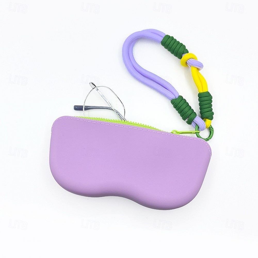 Portable Silicone Eyeglass Case Sunglasses Protective Pouch, Waterproof Glasses Storage Bag, Hard Coin Purse for Women and Girls, Travel Eyewear Holder, Sunglasses Wallet 2026 - $18.99 –P14