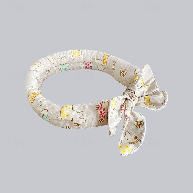 5 bufandas refrescantes universales de verano para mascotas, para perros. &collar para el cuello del gato, toalla fría para la prevención del golpe de calor, anillo de hielo para el cuello para 2026 - $18.49 –P12