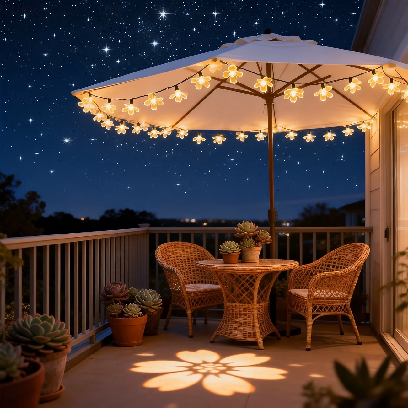ηλιακά φωτιστικά κερασιάς 12m 100leds εξωτερικού χώρου αδιάβροχο διακοσμητικό φως νεράιδας με 8 λειτουργίες φωτισμού για αυλή, γκαζόν, διακοπές, γάμο, γιορτή της μητέρας, χριστουγεννιάτικη διακόσμηση 2026 - $25.99 –P10