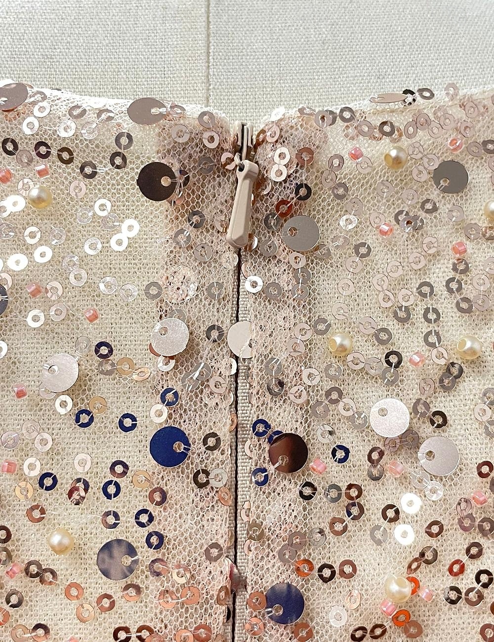 Sirena Tromba Lunghezza al pavimento Abito da Sera Elegante Brillare & Splendere Manica Lunga Scollo Illusione Carnevale Mascherata Abito Champagne per la Madre della Sposa Raso Con Paillettes con del 2026 a $183.99 –P8