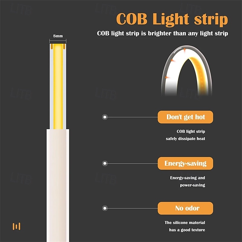 220V Dimmable COB LED Neon Strip Light Outdoor Waterproof Super Bright 280LEDs/M Flexible Lamp Garden Home Bar Decor 2026 - $8.99 –P9