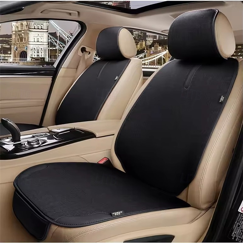 Universal Linen Car Seat Backrest Cover and Headrest Set, Breathable Fabric Backrest Protector, Airbag Compatible Seat Back Cushion for Most Cars, SUVs, Trucks, All-Season 2026 - $18.99 –P1