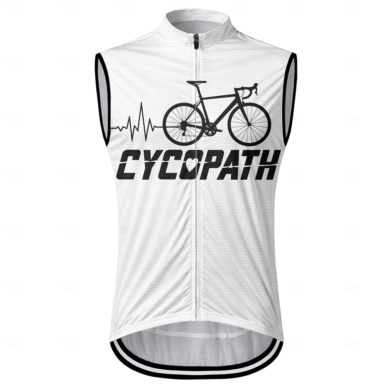 Per uomo Gilet da ciclismo Maglia da Ciclismo Geometrico Senza Maniche Bicicletta Gilet / Panciotto Maglia Top con 3 tasche posteriori Asciugatura Rapida Tasca Posteriore Traspirante Gli sport Nero del 2026 a $30.99 –P8