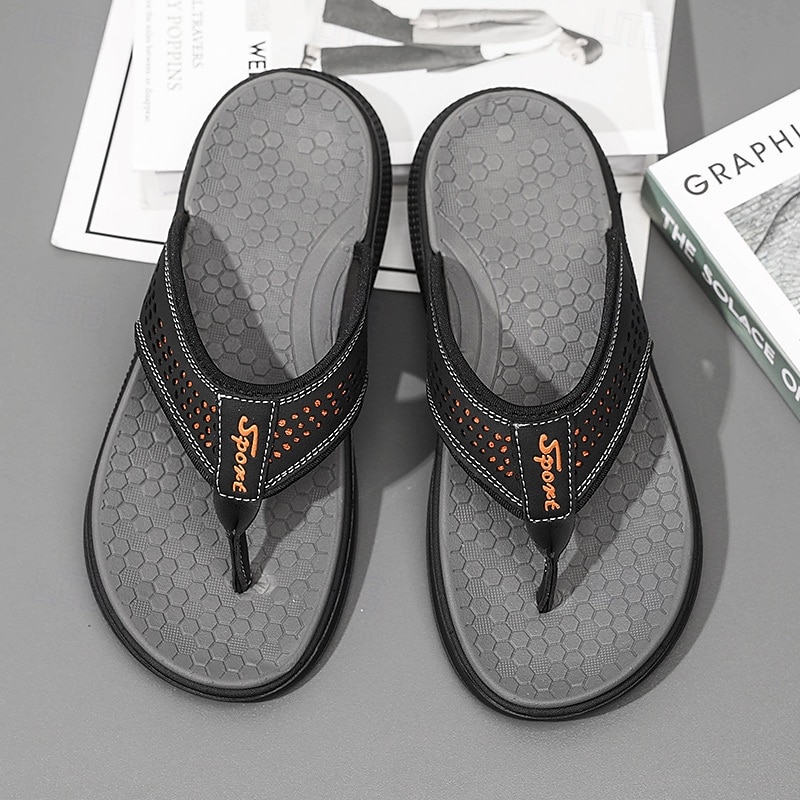 Men's Brown Toe Post Flip Flops Casual Comfort Thong Sandals Lightweight Summer Beach Footwear for Vacation, Poolside, Resort Wear and Everyday Relaxation 2026 - $42.99 –P4
