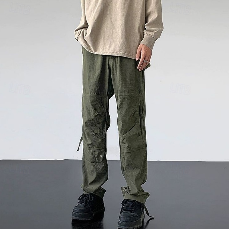 Voor heren Combatbroek Cargohosen Wandelbroek Waterdichte broek Zomer Lente Herfst Buiten Normale pasvorm waterdicht Sneldrogend Lichtgewicht Ademend Broeken / Regenbroek / Overbroek Ritsen Zak Zwart 2026 - $27.99 –P2
