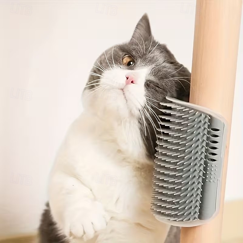 5-delige set huisdierborstels en kammen, speelgoed voor katten, zachte zelfverzorgingskam voor katten, massagekam met kattenkruid, gezichtskrabber voor kittens, puppy's en andere kattenaccessoires. 2026 - $15.49 –P1