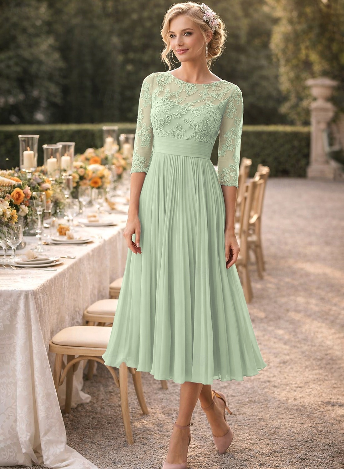 green lace dress for wedding guest Dark Green Wedding Guest Dresses