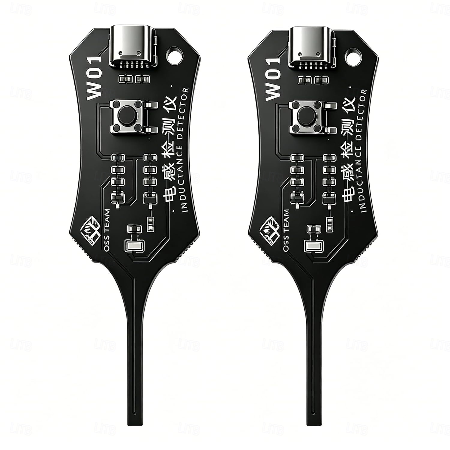 2 buc tester portabil mini inductor, instrument de testare a bobinei plăcii de bază de înaltă precizie alimentat de tip C, instrument de diagnosticare și reparare rapidă a defecțiunilor inductanței 2026 - $16.99 –P1