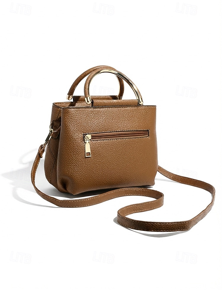 Geantă de damă din piele ecologică, geantă multicoloră cu pandantiv tip ciucure, curea reglabilă pentru mânerul superior, umăr, crossbody, cadouri pentru întâlniri, purtare zilnică 2026 - $24.99 –P8