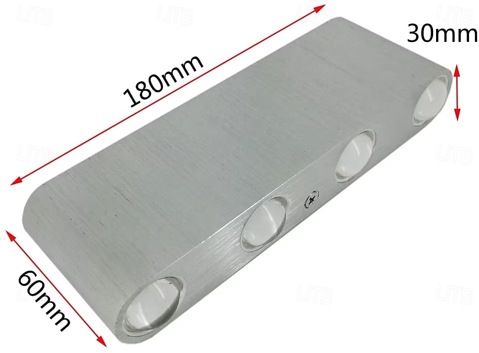 أضواء الجدار للماء في الهواء الطلق مصباح الجدار الألومنيوم ip65 عام 2026 - $64.99 –P6