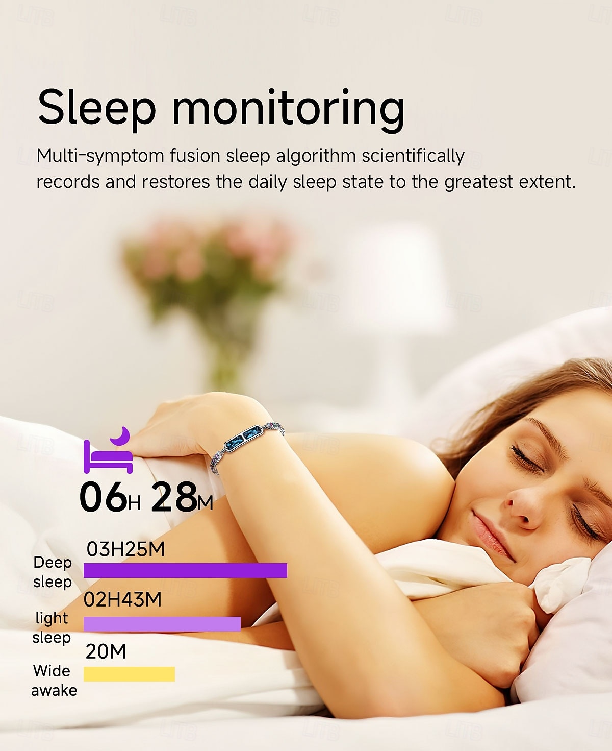 Elegant Smart Bracelet for Women, Jewelry Fitness Tracker with Sleep & Activity Tracking, IP68 Waterproof Smart Jewelry with App Sync, Long Battery Life, Adjustable Crystal Bangle, Fashion Gift 2026 - $51.99 –P5