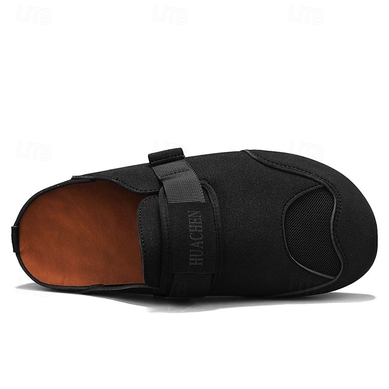 herrsandaler med stängd tå, slip-on-skor med justerbar rem, bekväma sommarskor för stranden, resorten, vardagsbruk 2026 - $32.99 –P13