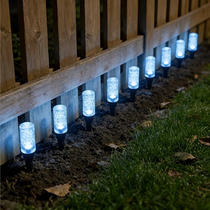 Outdoor Solar Lights Colorful LED Icicle Garden Stake Lights, IP65, Warm Glow Landscape Lighting, Ideal for Courtyards, Lawns, Patios, Walkways, Fences, And Party Decorations Lighting  10led / 20led 2026 - $35.99 –P12