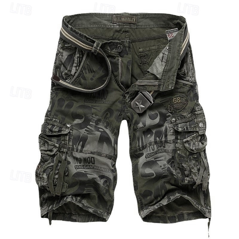 Men's Tactical Shorts Cargo Shorts Camo Shorts Shorts Buttons Multi Pocket Camo Camouflage Wearable Knee Length Outdoor Daily Camping & Hiking Fashion Classic Camouflage Blue Camouflage Gray 2026 - $30.99 –P11