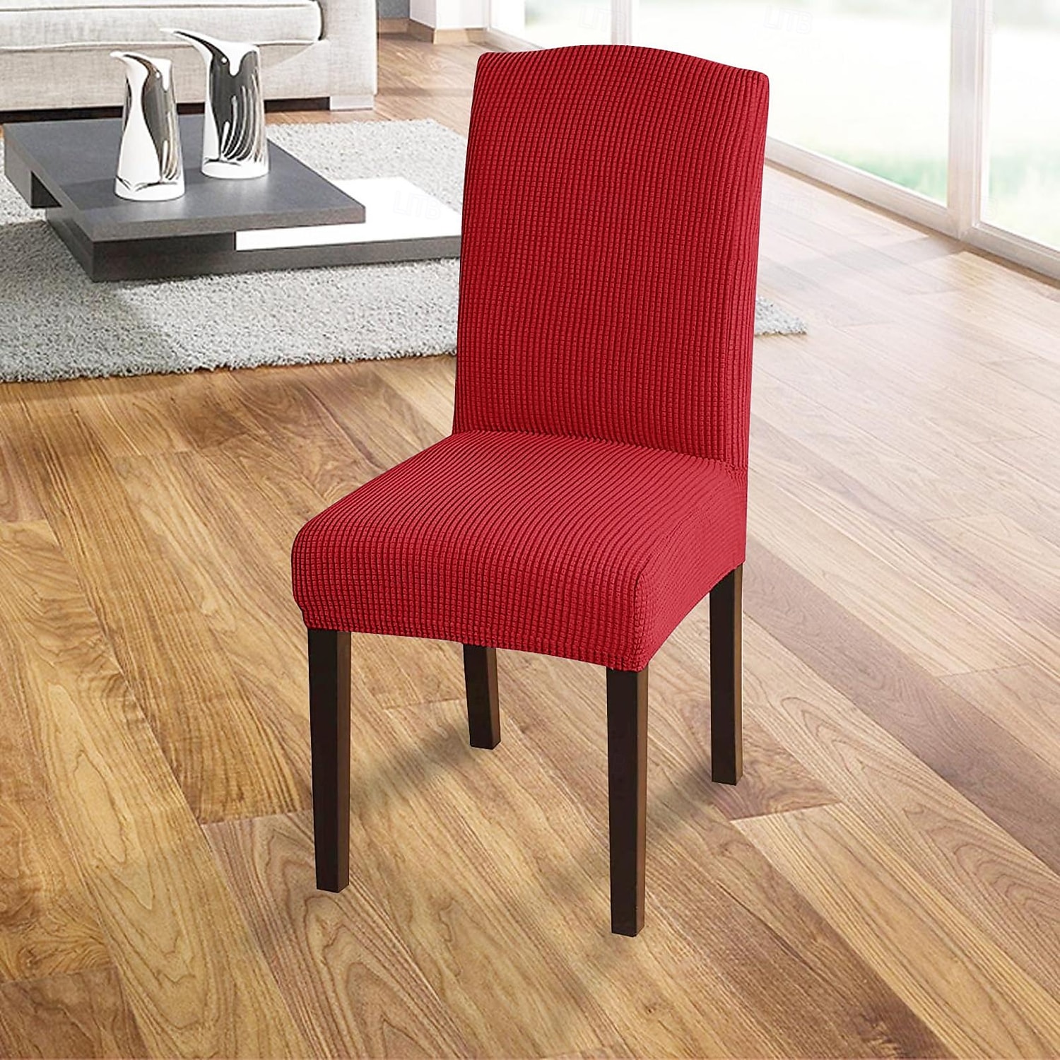 Fundas para sillas de comedor de 4/6 piezas, ajustables, elásticas y universales, tipo Parsons, con protectores de asiento extraíbles y lavables a máquina. 2026 - $55.99 –P2