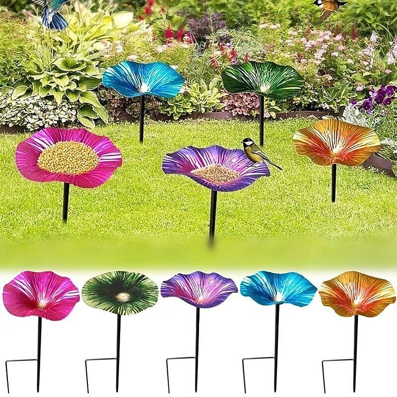 Outdoor Bird Feeding Tray, Creative Branch-Style Bird Feeder for Garden, Patio, Courtyard, or Backyard, Durable and Weather-Resistant Flower Ground Insert Ornament, Easy-to-Install 2026 - $10.49 –P1