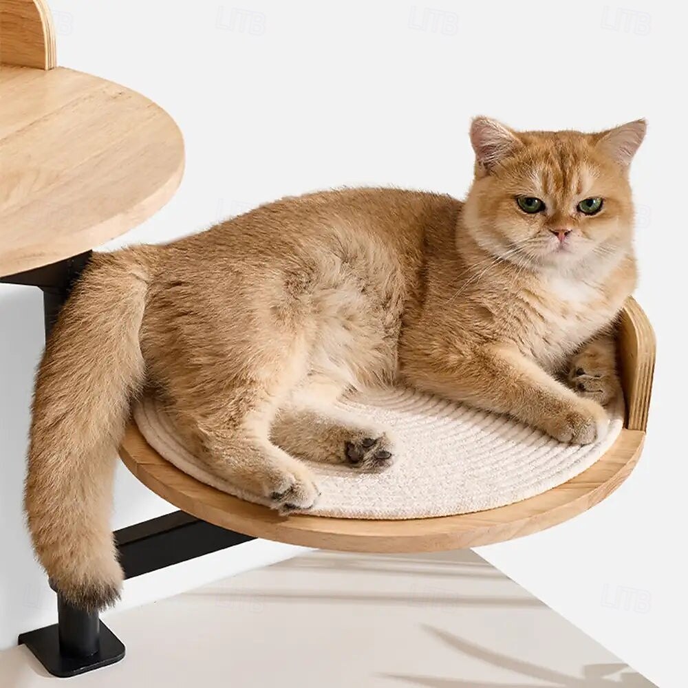 Höhenverstellbares Katzenbett aus Holz 2026 - $151.99 –P2