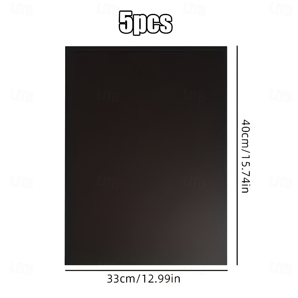 Set of 5 High-Temperature Resistant Non-Stick BBQ Mats, Oven and Microwave Mats, Outdoor Picnic and Barbecue Non-Stick Grilling Mats 2026 - $19.99 –P2