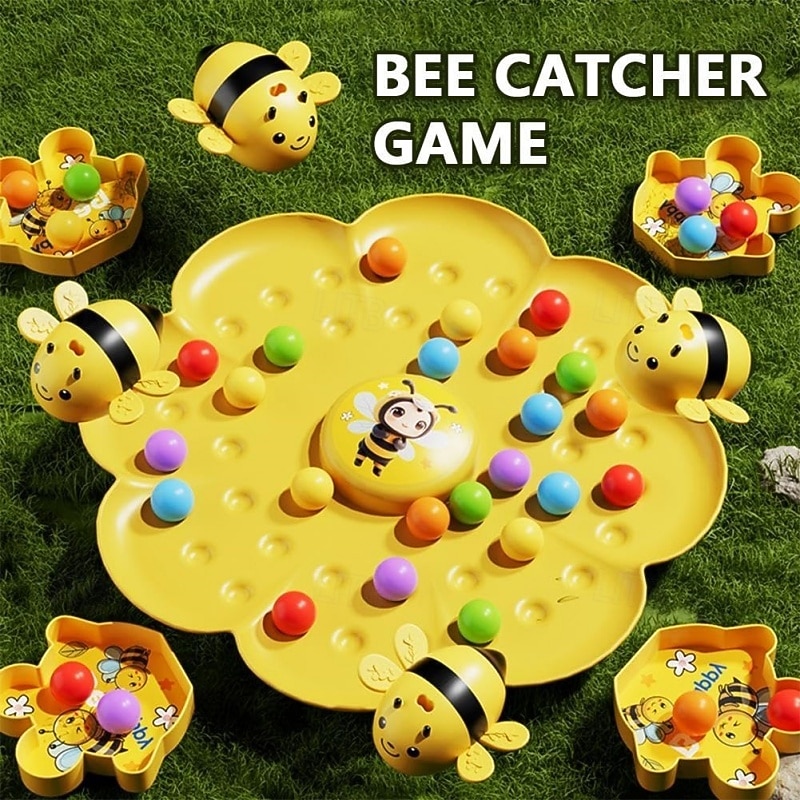 2026年 子供向けのおもしろい蜂のヘッドバンドゲーム &大人向け、磁石のハチを使ったインタラクティブなファミリーボードゲーム、細かい運動能力を養う対戦型アクション玩具 &バランス、男の子と女の子に最適な屋内パーティーゲーム、黄色  コレクション – $19.99 –P3