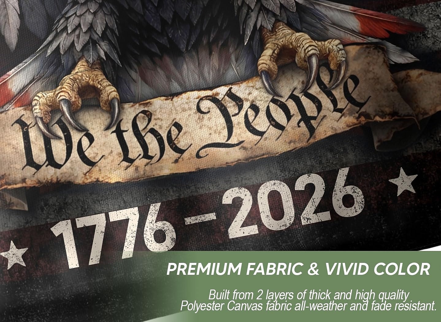 Bandiera americana per il 250° anniversario, 90x150 cm, stampata su entrambi i lati, bandiere per i 250 anni di libertà, stendardo per il 250° anniversario americano, bandiera americana con aquila del 2026 a $19.99 –P3