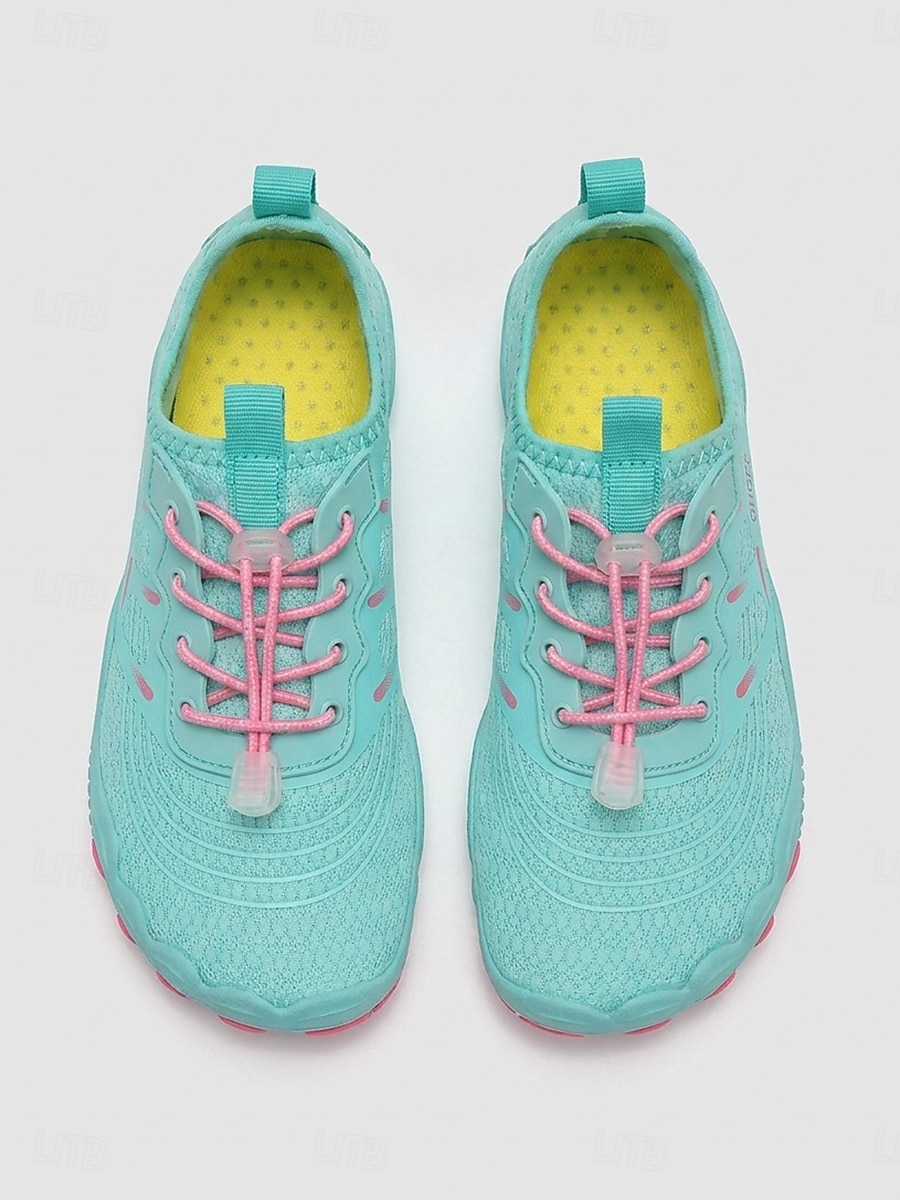 Zapatillas acuáticas azules de secado rápido para mujer con cordones elásticos ajustables: calzado transpirable de ajuste ancho, antideslizante, ideal para la playa, el snorkel y la natación. 2026 - $34.99 –P2