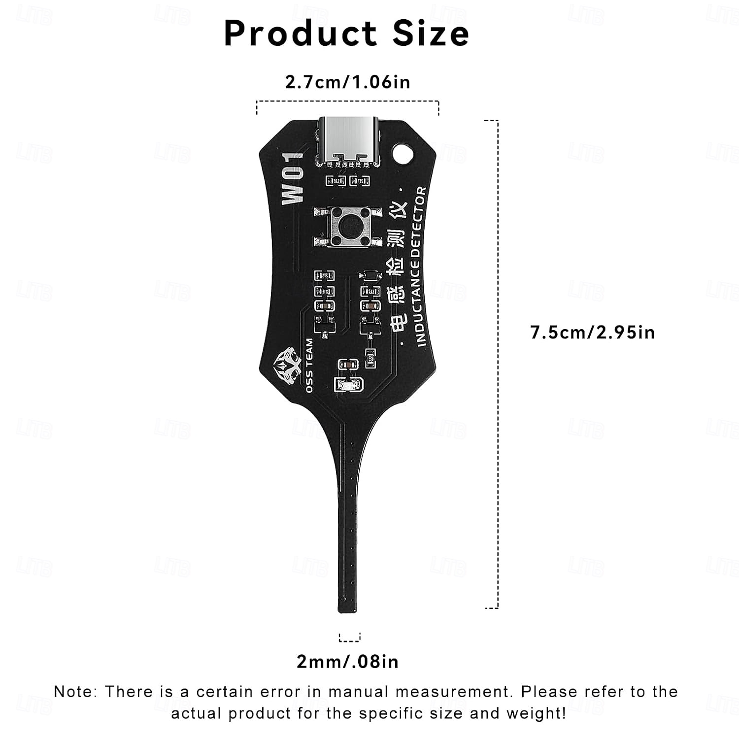 Probador de inductancia tipo C, probador de bobinas de placa base, detector de inductores de placas de circuitos electrónicos para reparación de componentes de placas base de teléfonos, herramienta de 2026 - $15.99 –P8