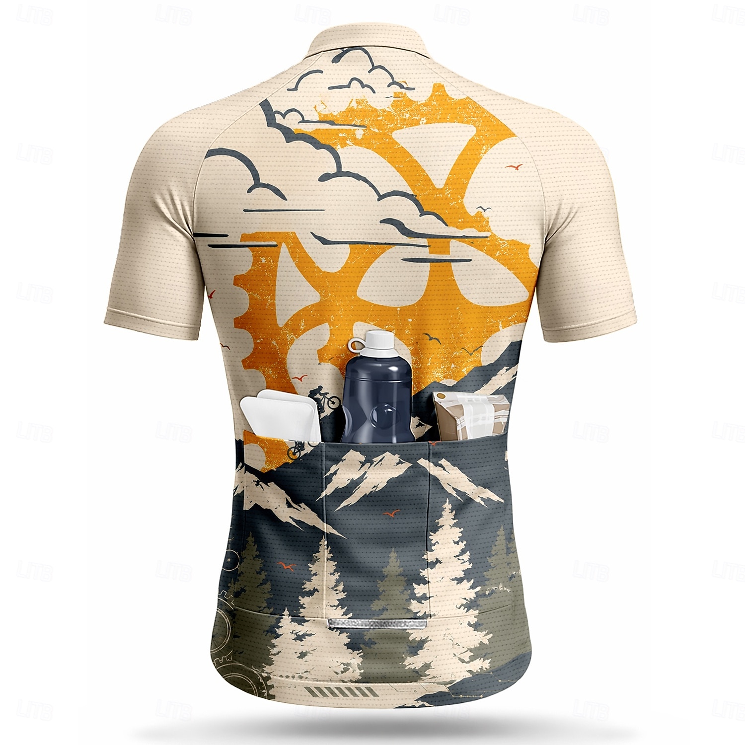 Da uomo Maglia da Ciclismo Geometrico Manica Corta Bicicletta Maglia Top con 3 tasche posteriori Resistente ai Raggi UV Asciugatura Rapida Con tasche Cerniera Frontale Gli sport Rosa Viola Arancione del 2026 a $28.99 –P2