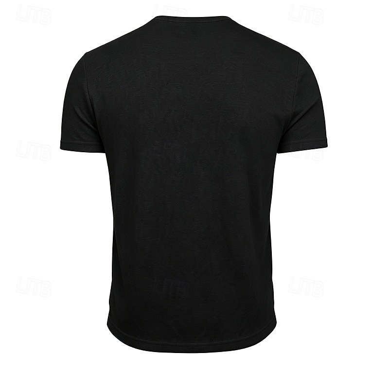 Per uomo Maglietta Maglietta in lino Manica Corta Maniche Corte Scollo a V Primavera & Estate Estate Primavera Semplice Moda Designer Essenziale Morbido Casuale Vacanza Streetwear Blu Bianco Nero del 2026 a $14.99 –P16