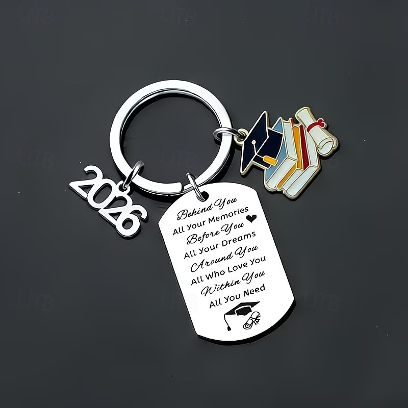 36pcs/12sets 2026 Graduation Keychain, Zinc Alloy Cap Certificate Pendant with Appreciation Cards And Gauze Bags, Graduation Present for Classmates, Best Friends, University, or High School Students 2026 - $27.99 –P5