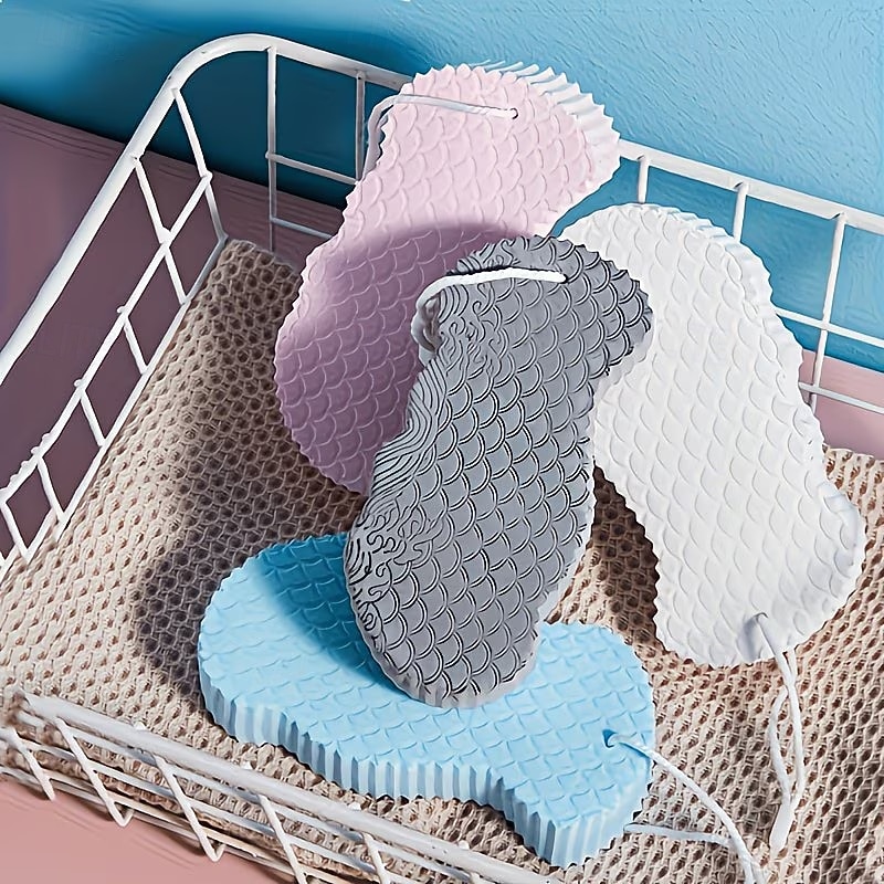 8 bucăți mingi de baie exfoliante 3D ultra-moi, scrubber corporal reutilizabil pentru curățarea profundă și îndepărtarea pielii moarte, durabil și igienic, potrivit pentru utilizare la spa acasă, face 2026 - $13.99 –P4