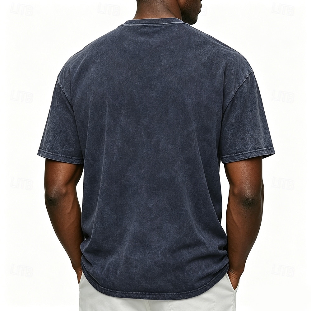 Men's 250th Anniversary Patriotic American Flag 1776 2026 Heavyweight Graphic T Shirt Short Sleeve Crew Neck Summer Street Top 2026 - $27.99 –P5