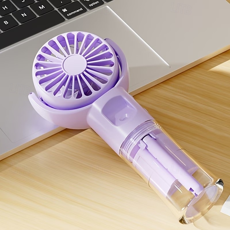 Handheld Spray Fan Desktop Humidifying Fan Outdoor Portable Handheld Fan Small Spray Fan with 4-Speed Adjustment 2026 - $19.99 –P6