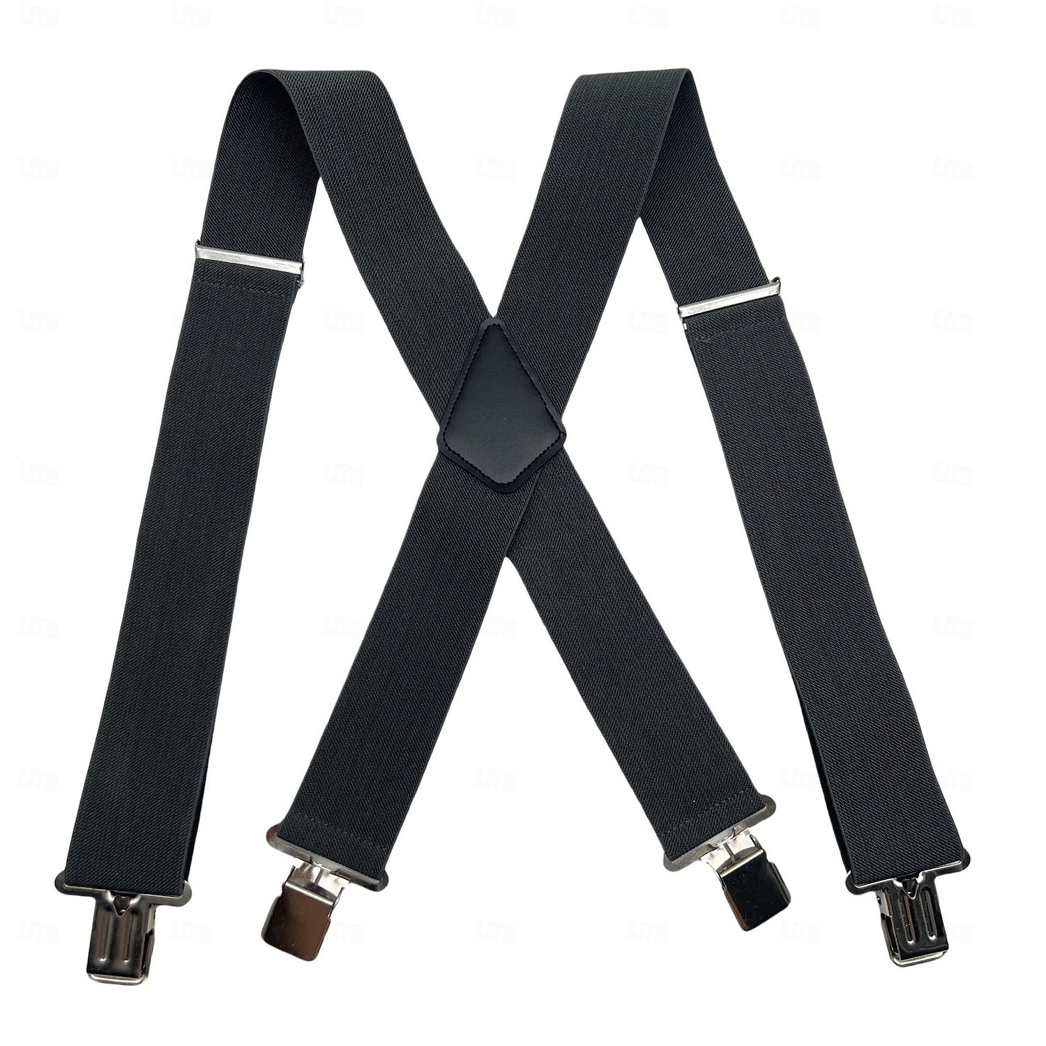 Bretelle da uomo a 4 clip stile X, elastiche e regolabili per pantaloni (larghezza 5 cm), clip in metallo resistenti, ideali per abbigliamento casual, formale e per attività all'aperto. del 2026 a $15.99 –P11