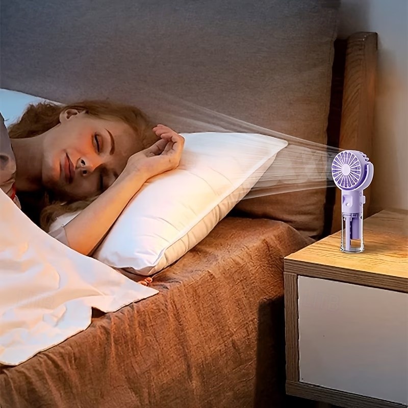 Handheld Spray Fan Desktop Humidifying Fan Outdoor Portable Handheld Fan Small Spray Fan with 4-Speed Adjustment 2026 - $19.99 –P7